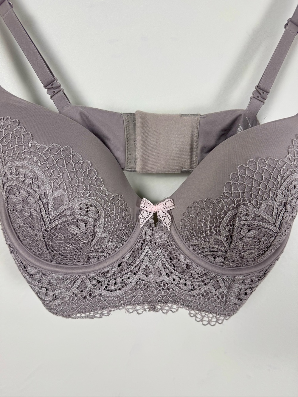 Victoria's Secret Body by Victoria Lined Demi Bustier Bra 34D - Picture 3 of 8